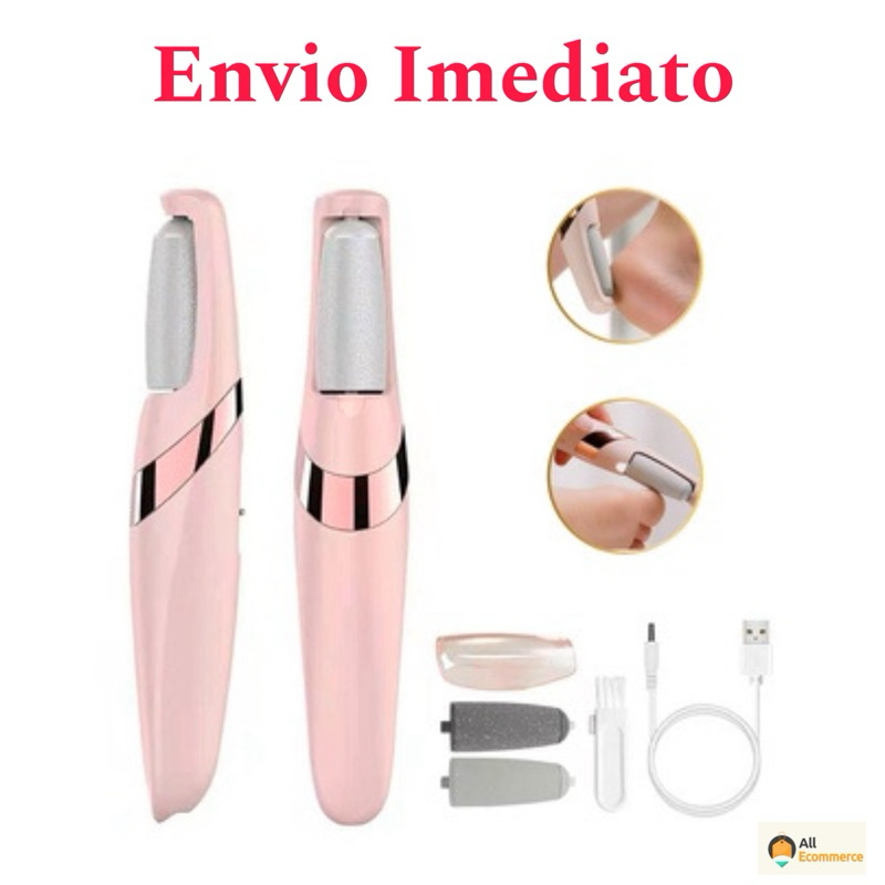 Lixador De Pé Elétrico Lixa Elimina Calo Portátil Usb Pilha