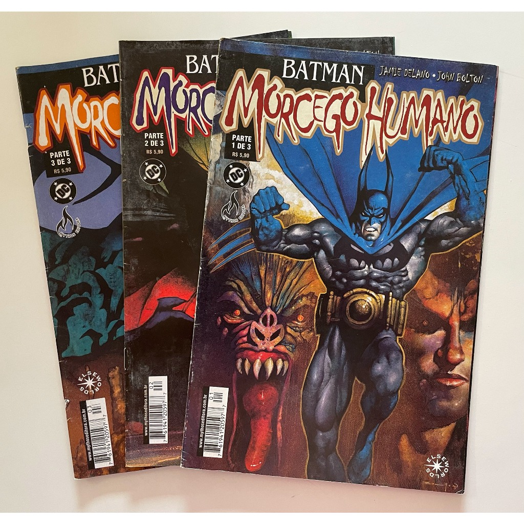 HQ Batman: Morcego Humano (Elseworlds) completa em 3 edições | Shopee ...
