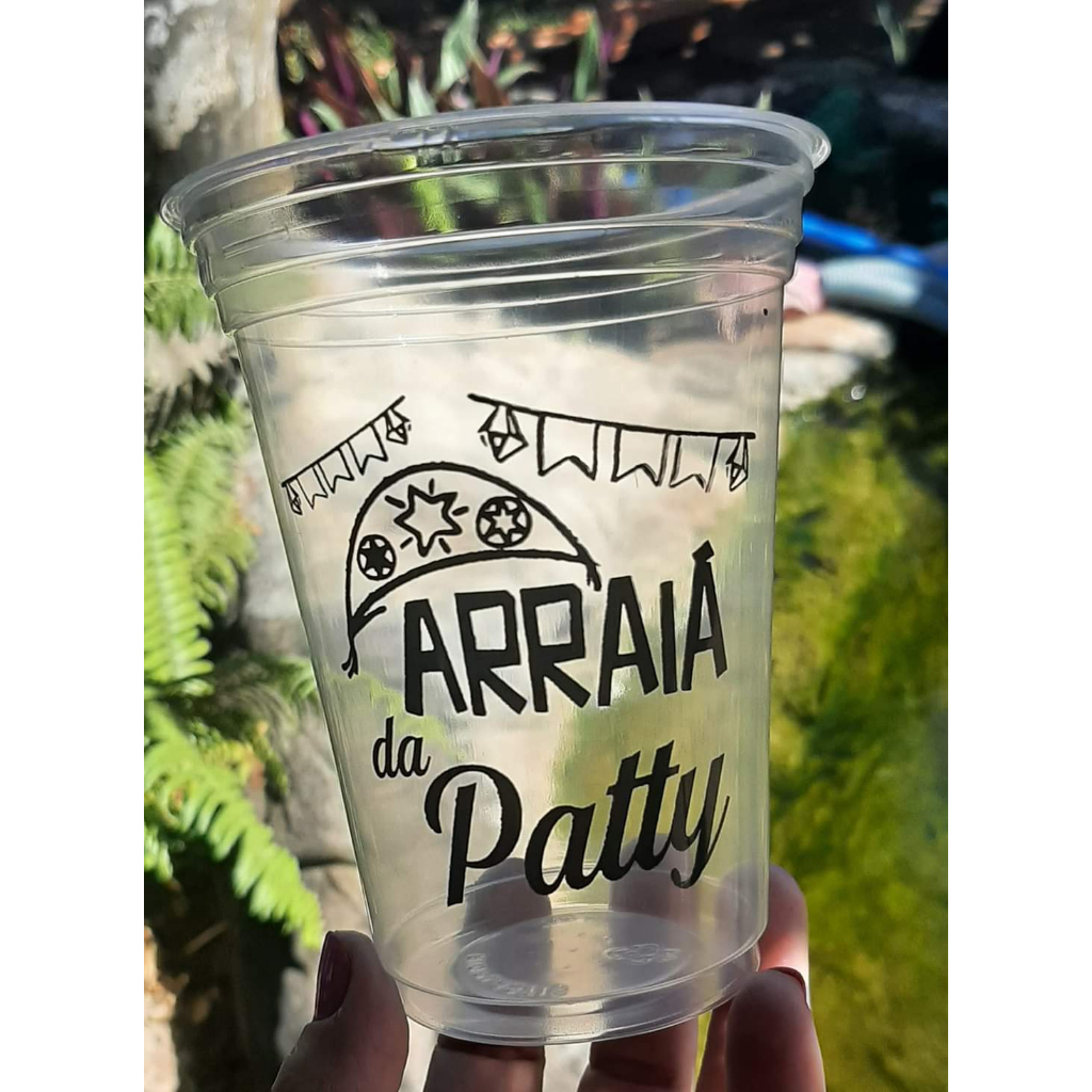 200 Copos Descartáveis Personalizados 440ml