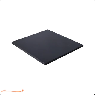 1 Prateleira 40x35 Sem Suporte Mdf Preto Organização Para Cozinha Banheiro Quarto Dormitorio Sala Tampo Area Gourmet Escritorio Casa Lavanderia Parede Decorativa Mesa Tabua 35cm Madeira 40 Cm x 35 Cm Preta