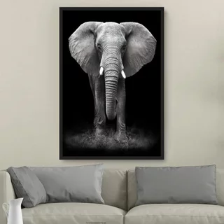 Quadro Decorativo GRANDE Alta Resolução Para Sala Quarto Escritório Quadro Elefante