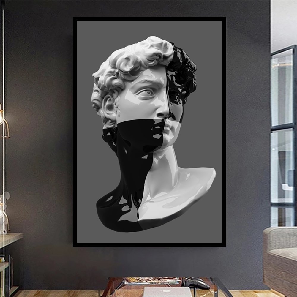 Quadro Decorativo GRANDE Alta Resolução Para Sala Quarto Escritório Quadro Estatua Grega