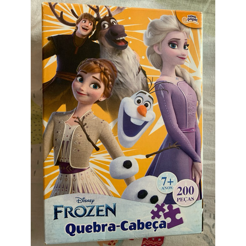 Quebra-Cabeça - 200 Peças - Disney - Frozen - Toyster