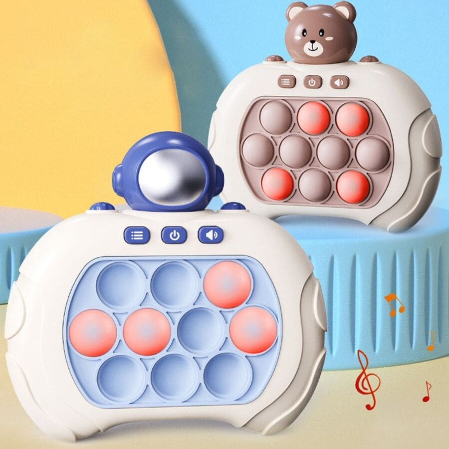 Pop It Eletrônico Spinner Sensory Game Educativo Anti Stress Divertido  Infantil +3 Anos Jogo Didático Brinquedo Anti Stress Tecla Silicone  Eletrônico Com Música E 4 Modos De Jogar (Cachorro) : :  Brinquedos