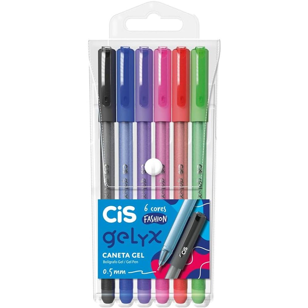 Kit Caneta Cis Gel Gelyx - Coleção Completa - Pastel, Neon, Metálicas, Glitter e Fashion Kit Caneta Cis Gel Gelyx - Coleção Completa - Pastel, Neon, Metálicas, Glitter e Fashion