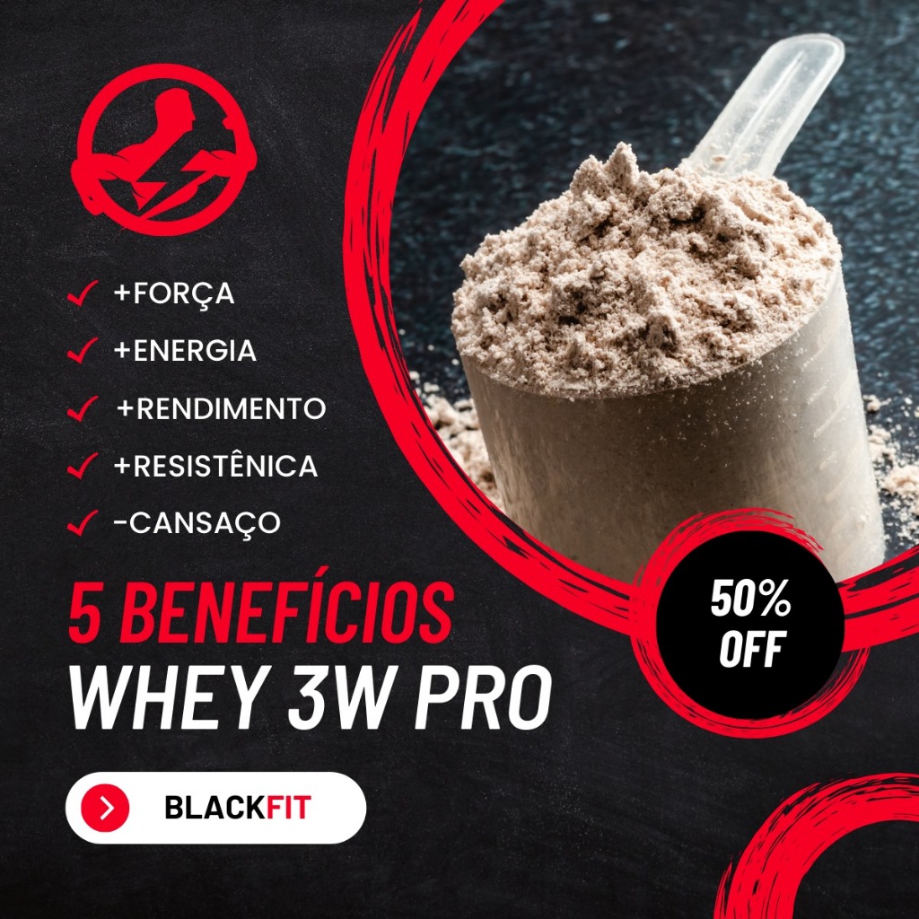 KIT WHEY + TREMBO + CREATINA – Whey Protein Concentrado Original 900g 3 Sabores Frete Grátis Melhor que Max Titanium Growth Pro Fit Gourmet BCAA Creatina Pré Treino Academia