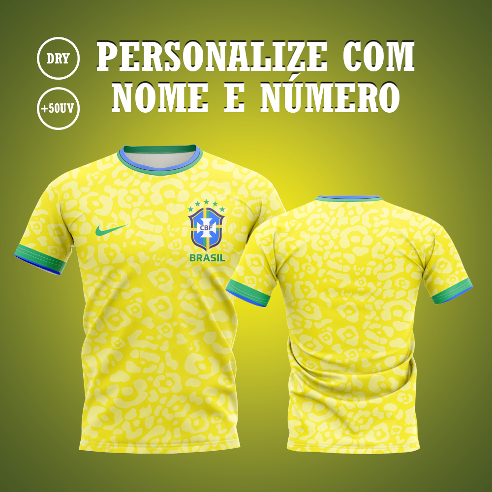 Camisa Brasil Volei 2023 regata Personalizada (nome e número)