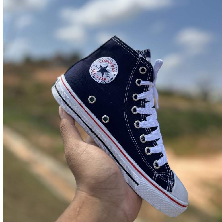 All star azul store vermelho