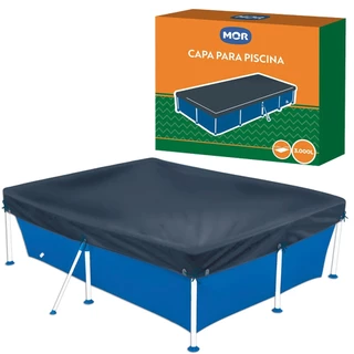 Capa Piscina 3000 Litros Retangular Proteção Limpeza