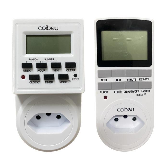 Timer Digital E Temporizador Tomada Lcd/Visor Programavel Energia ...