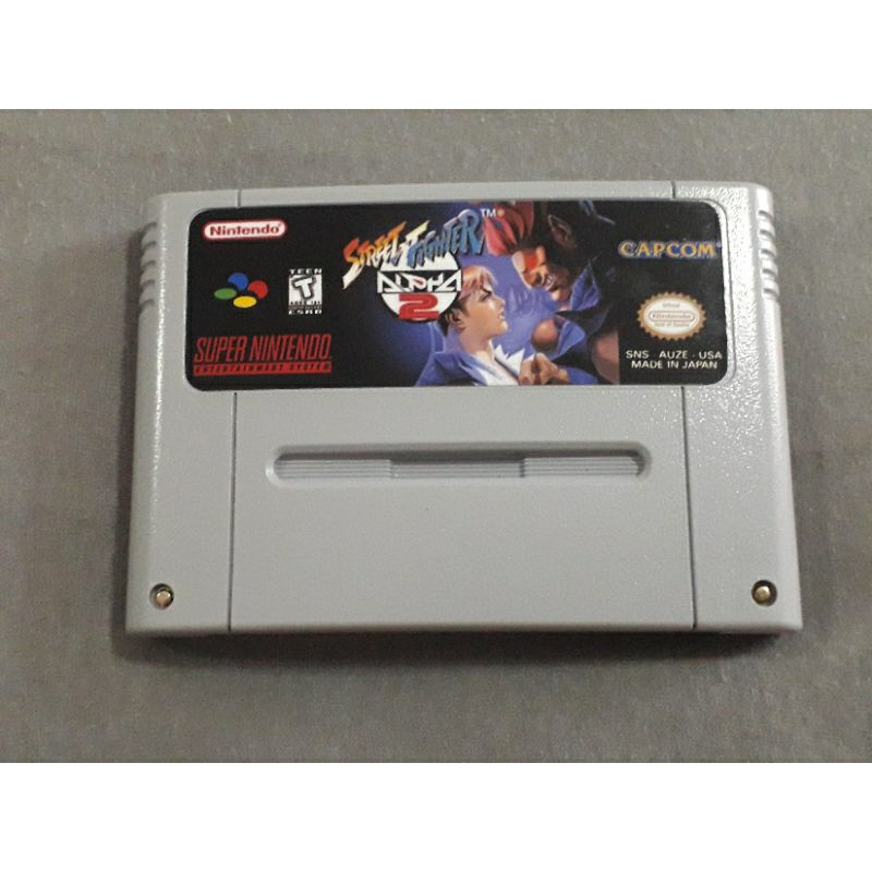 Street Fighter Alpha 2 P/ Super Nintendo Aproveite!!!
