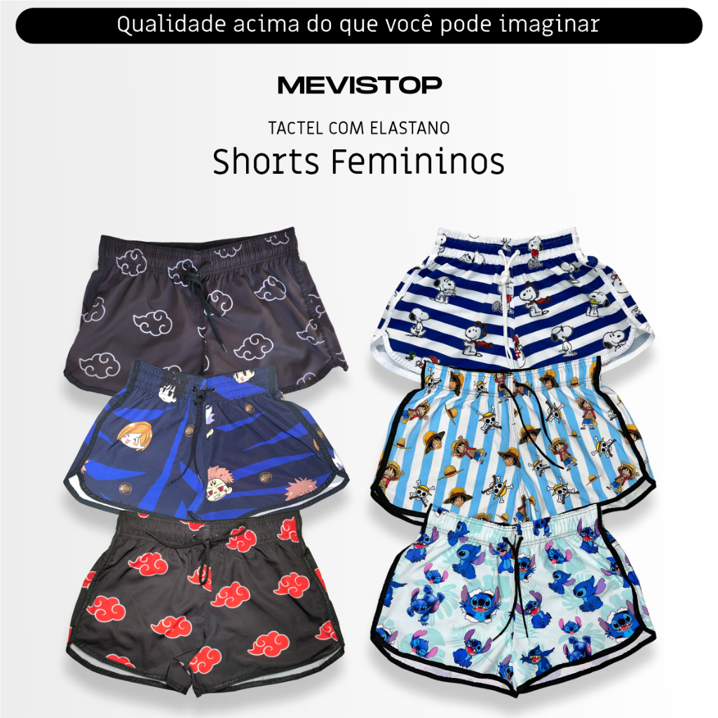 Short Masculino Estampa Desenho Animado Macaco Louco