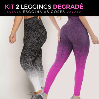 Legging Fitness Academia Leg Kaya Kit 2 Sem Transparência