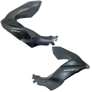 Carenagem Honda Pcx 160 Cinza 2023 2024 Dianteira Superior Original Par