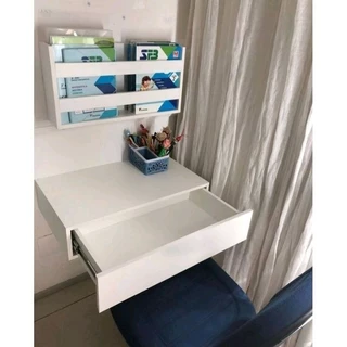 Gaveteiro suspenso ideal para usar como escrivaninha, home office ou até mesmo penteadeira 48CM