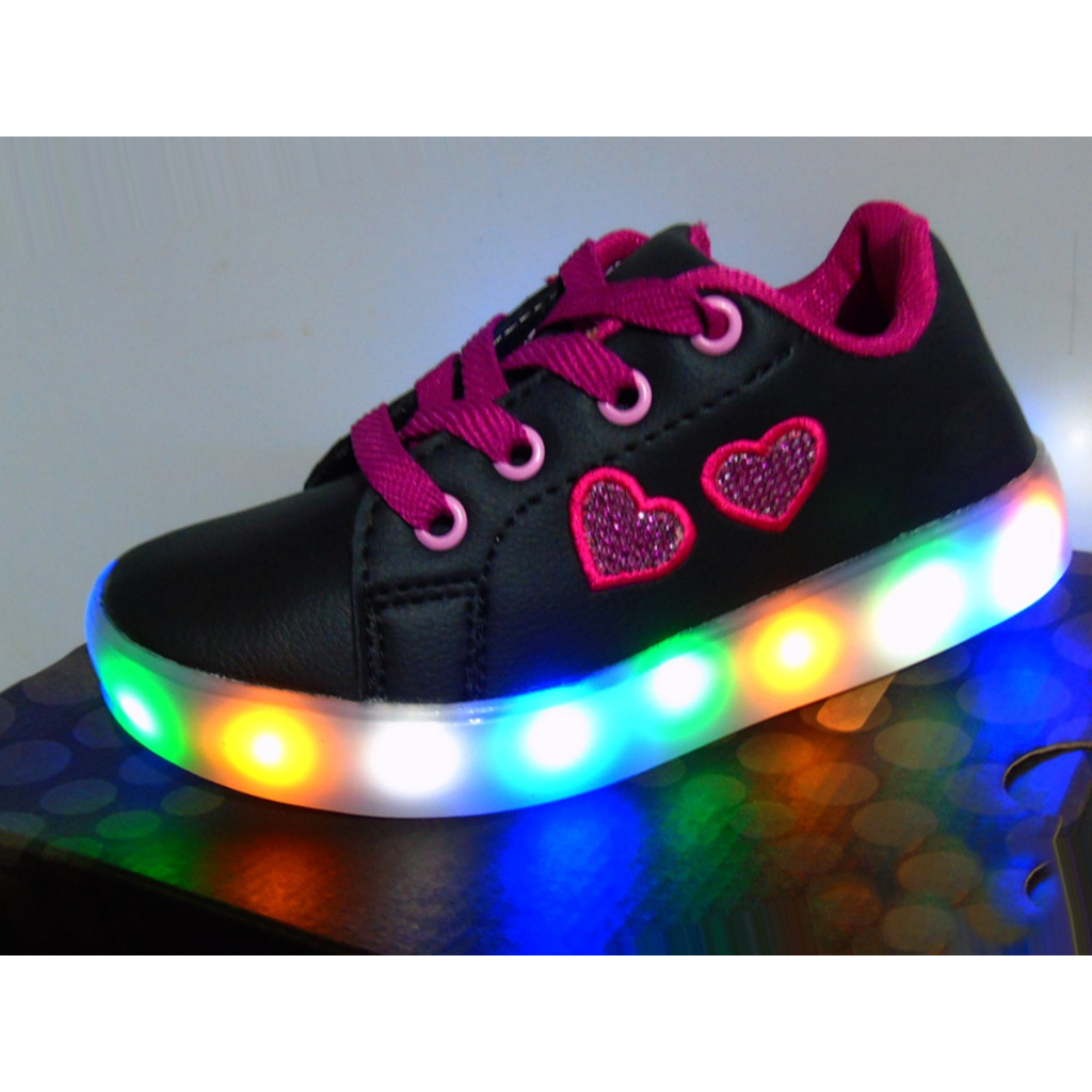 Amazon Tenis De Led Recarregavel Feminino Tenis Led Tamanho 27