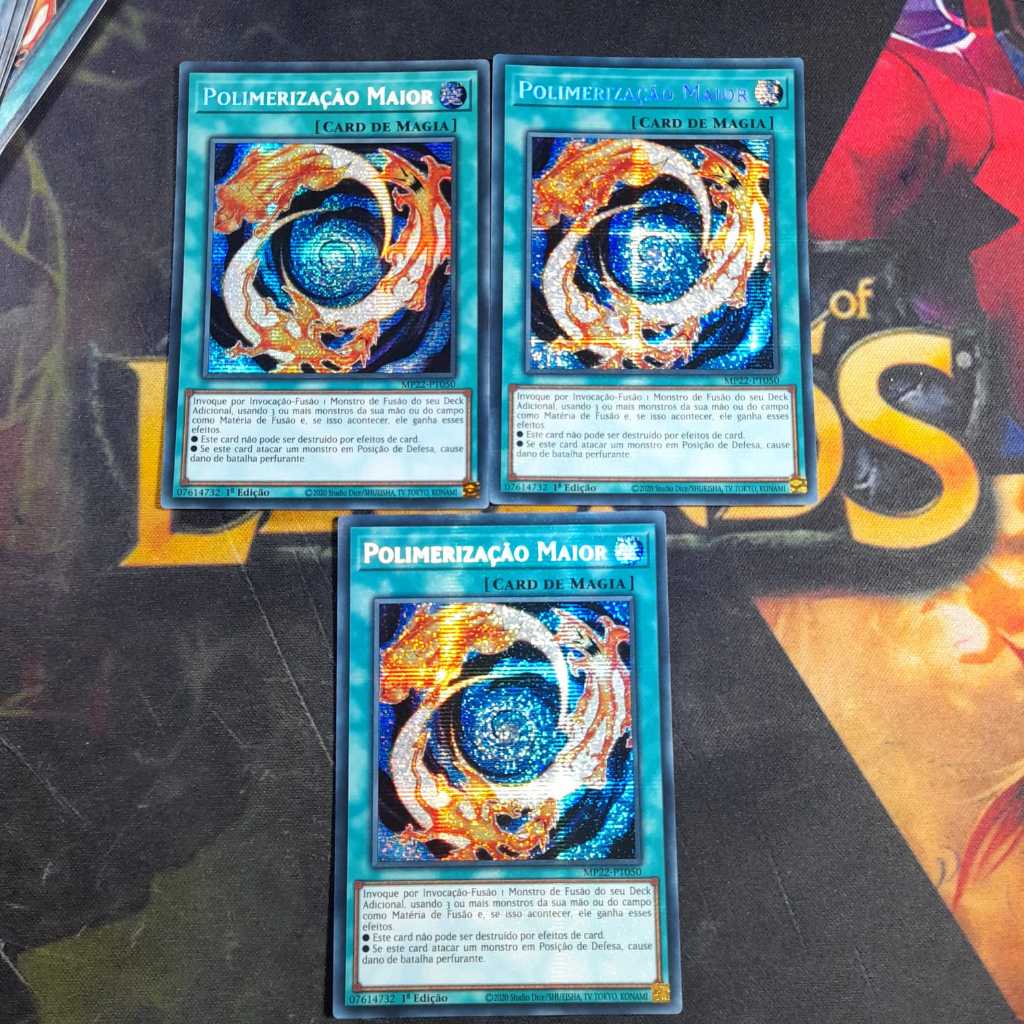 Trio Polimerização Maior - Secret Rare - Original - Yu-gi-oh / Yugioh