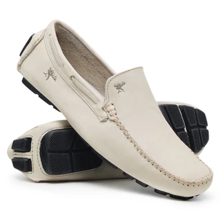 Mocassim Masculino Vancouver Liso em Couro Legítimo