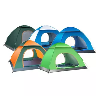 Barraca Camping 3-4 Pessoas Montagem Automática Dobrável