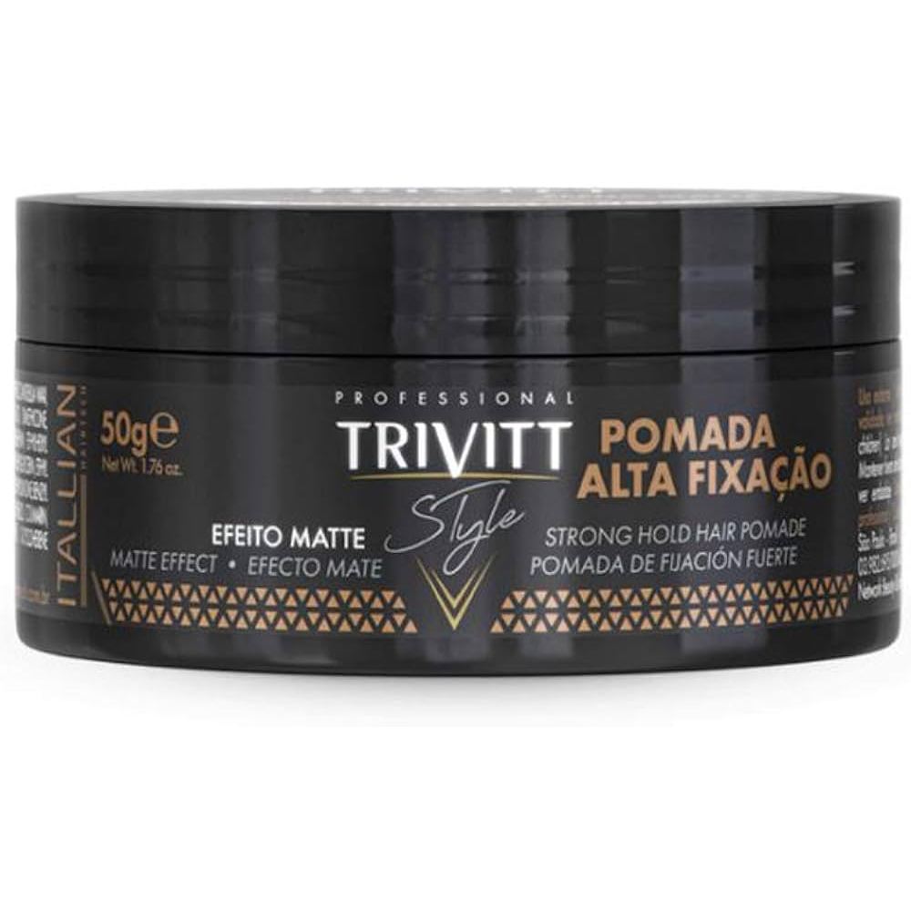 Pomada de Alta Fixação Capilar Efeito Matte | Trivitt Style | Shopee Brasil