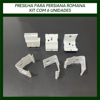 Presilhas para Romanas - Kit com 6 unidades - Suporte de Romana