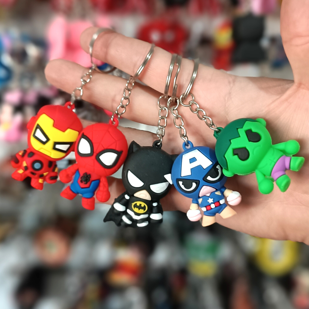 Chaveiro Emborrachado 3D Herois