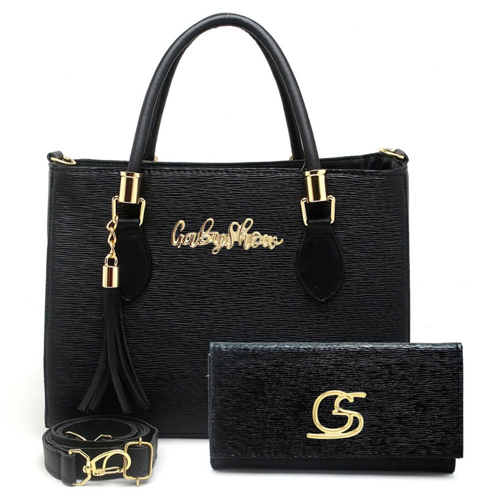 Kit Bolsa Média Anjik + Carteira Feminina Gaby Show