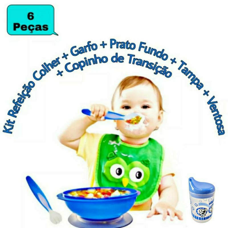 Fundo Delicioso Conjunto De Refeição Infantil Fundo, Refeição