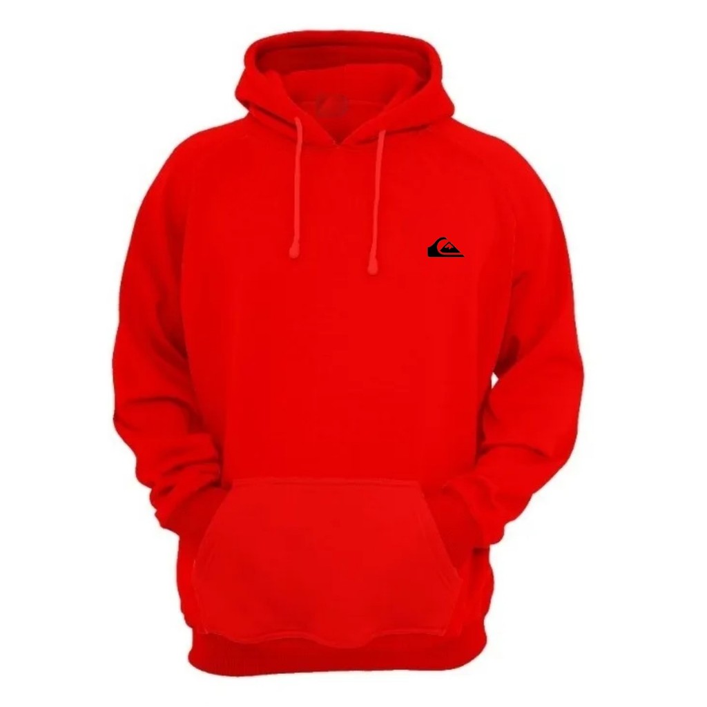 Moletom 2024 quiksilver vermelho