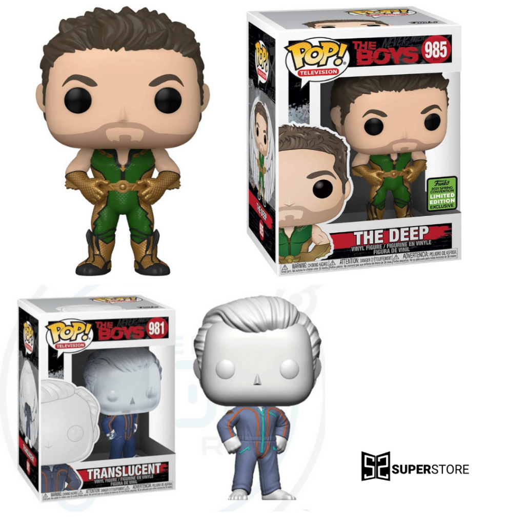 Conjunto Exclusivo Funko Pop! The Boys: The Deep #985 Limited