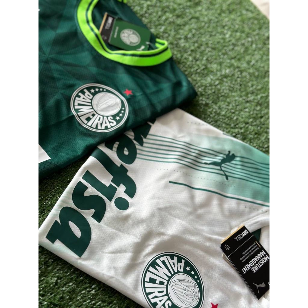 camisa do palmeiras 2023-2024 A Nova Casa Verde Branca Qualidade Premium De  Futebol Personalizada Masculina - Escorrega o Preço