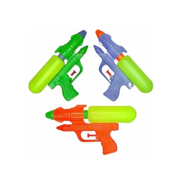 Kit 3 Pistola Arminha Water Gun Lança Água Brinquedo 23cm