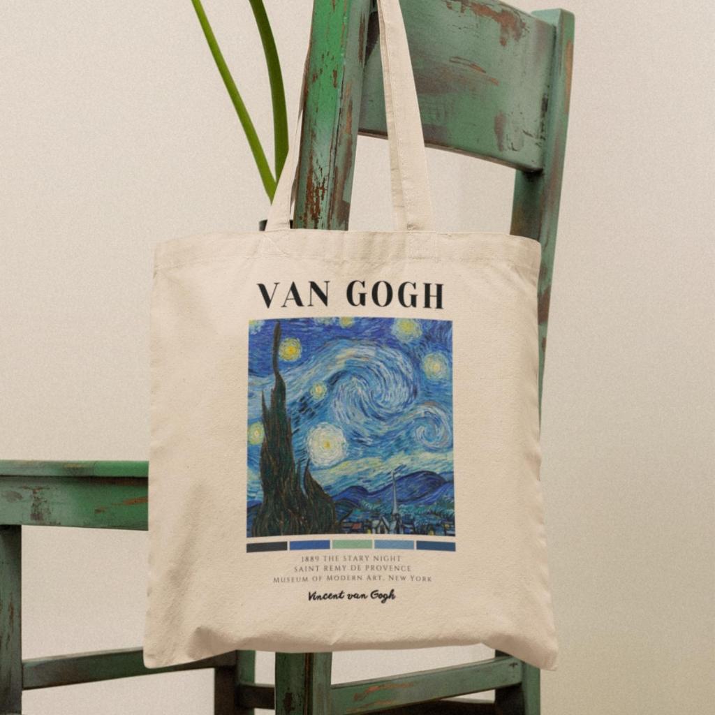 Bolsa Sacola Pro Van Gogh - Noite Estrelada