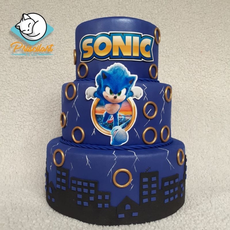 Mini Personagens Sonic c/50 unid Regina