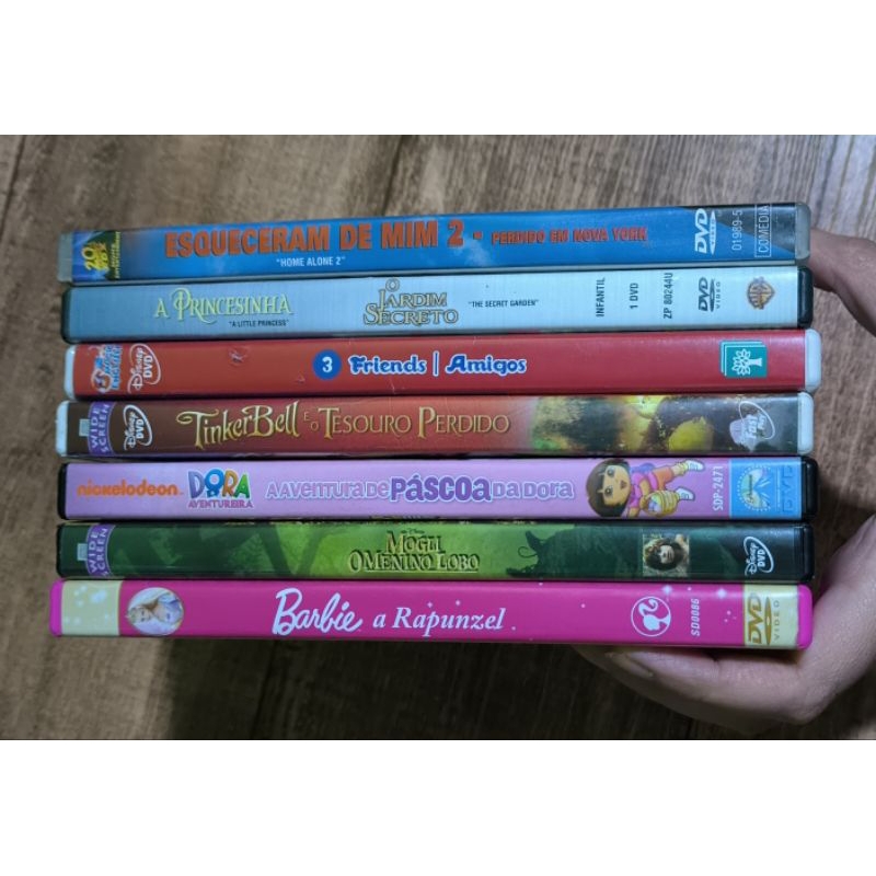 03 Dvds Originais Desenhos  Filme e Série Dvd Light E Disney