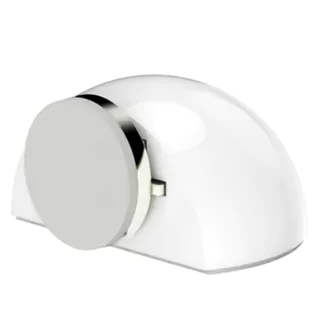 Fixador Batente Batedor Prendedor Para Portas Dupla Face Removível Amortecedor Branco Soprano