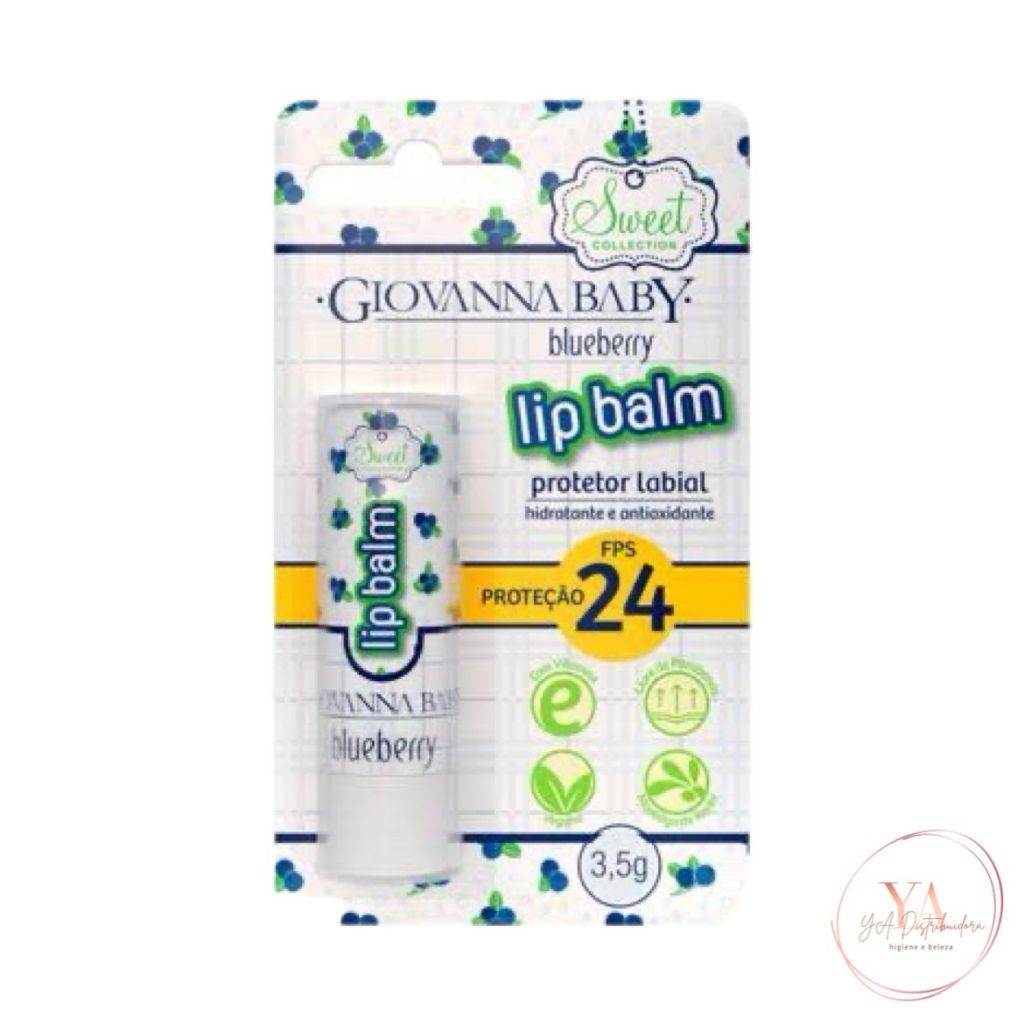 Protetor Labial Lip Balm Giovanna Baby Blueberry FPS24 Shopee Brasil