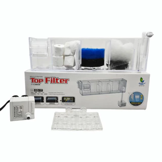 Jeneca Gd-17 Filtro Sump Hang On De Acrilico Para Aquario até 80Litros