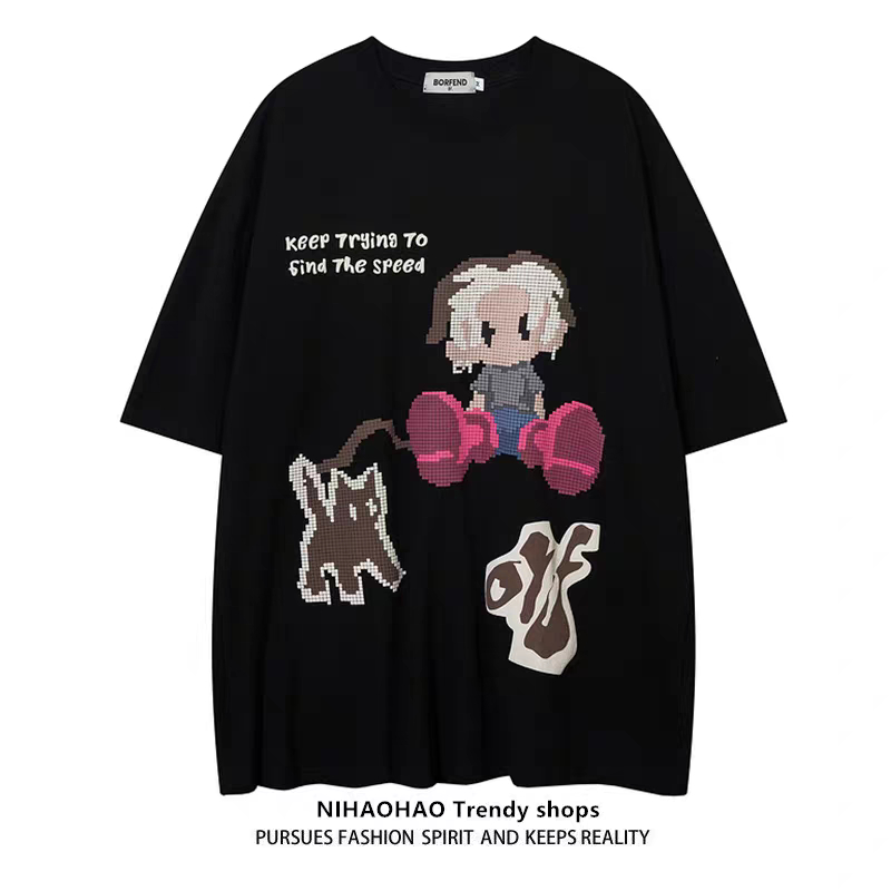 Camiseta Oversized Masculino Feminino Com Estampado Moda 2023