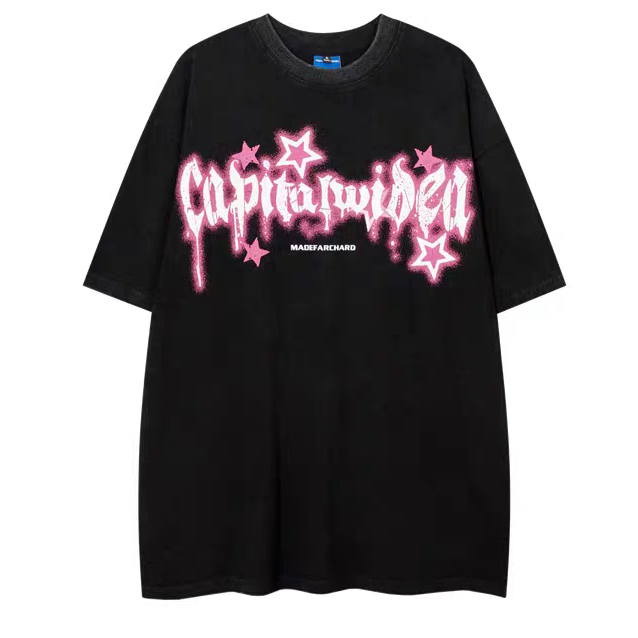 Camiseta Oversized Masculino Feminino Com Estampado Moda 2023