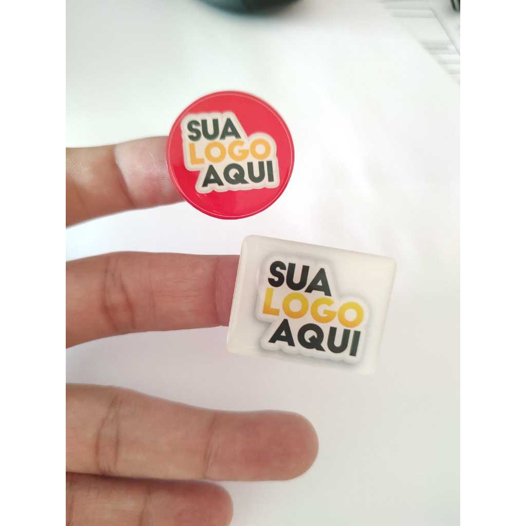 ADESIVO RESINADO PERSONALIZADO /RÓTULO/TAG/ETIQUETA - BD 700