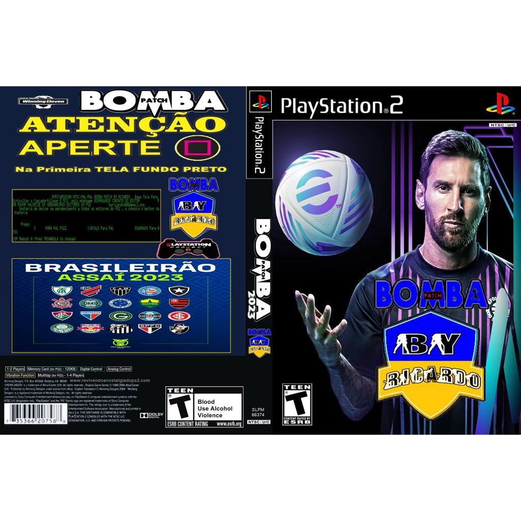 Museu dos Patches PS2: Bomba Patch Vilimar 2022 com Copa do Brasil (Julho)