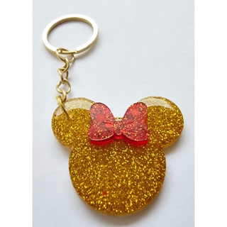 Chaveiro Resina Minnie ou Mickey Simples (sem nome e sem pingente)