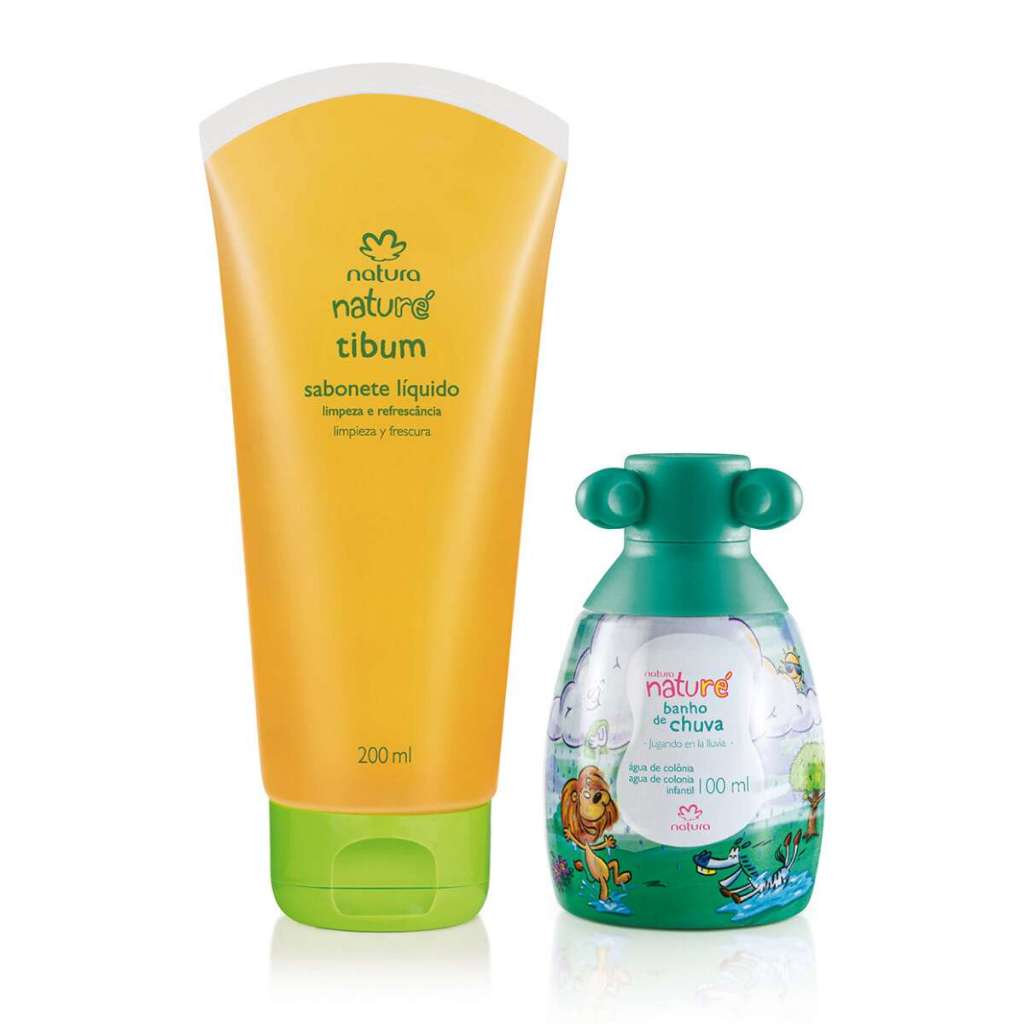 Kit Naturé Colônia Banho de Chuva 100 ml e Sabonete Líquido 200 ml ...