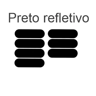Kit 6 Adesivos Refletivo para moto ,carros e bicicleta