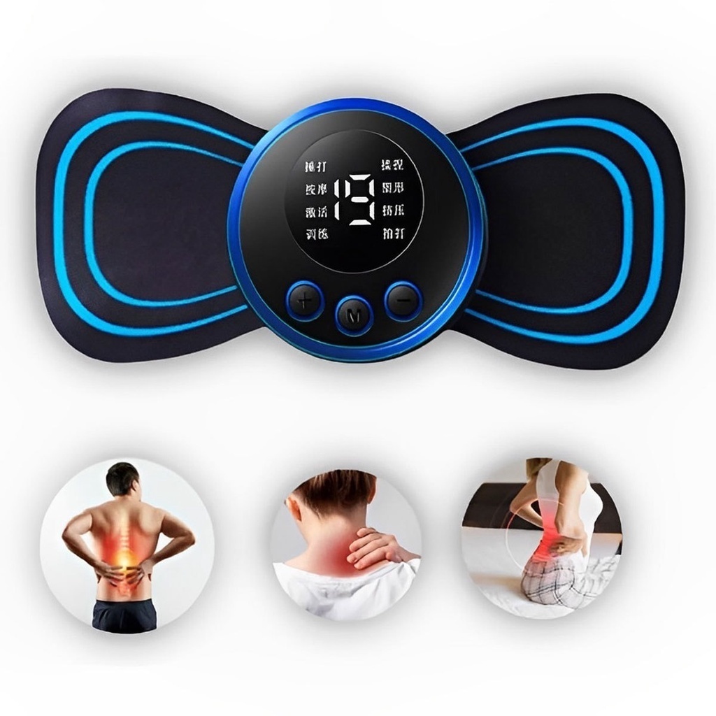 Mini Massageador de Cervical Elétrico Portátil Alivia Dores Corpo Pescoço Entrega rápida