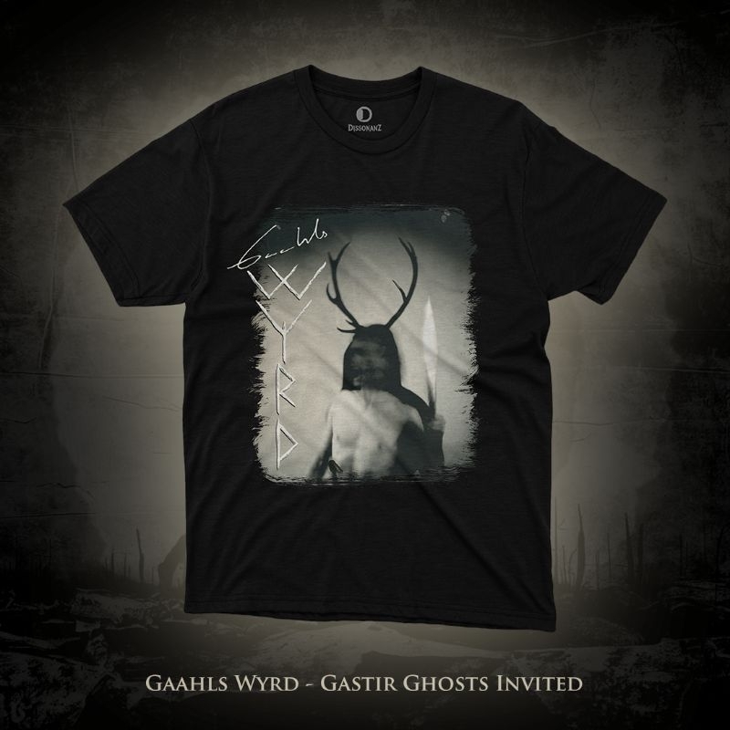 Camiseta: Gaahls Wyrd - GastiR Ghosts Invited - 100% algodão, estampa em DTG => 2 opções