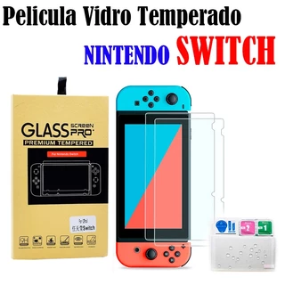 Pelicula Transparente Vidro Temperado para Nintendo Switch Protetor de Tela de Consolo
