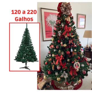 Arvore De Natal verde Pinheiro Com 120 Galhos E Base 120cm