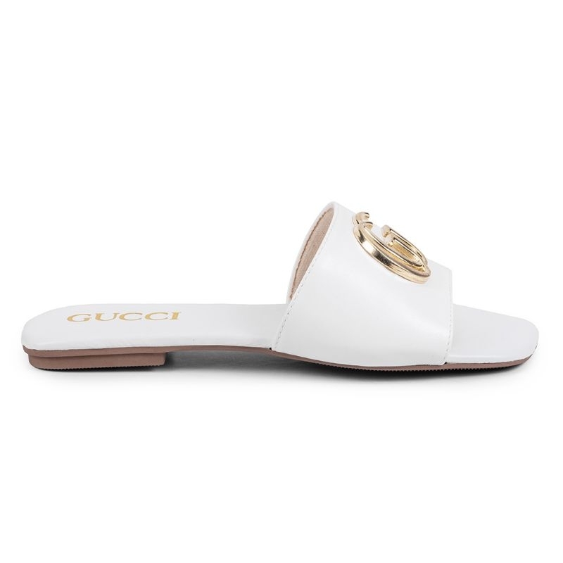 Sandalia Feminina Gucci Chinelo Rasteirinha Baixo Lançamento Solado De ...
